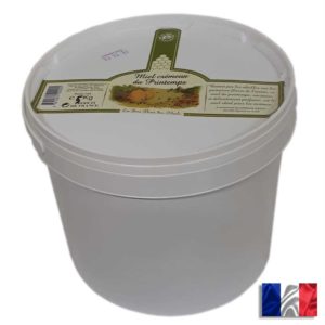 Seau 5kg de miel crémeux du Printemps de France